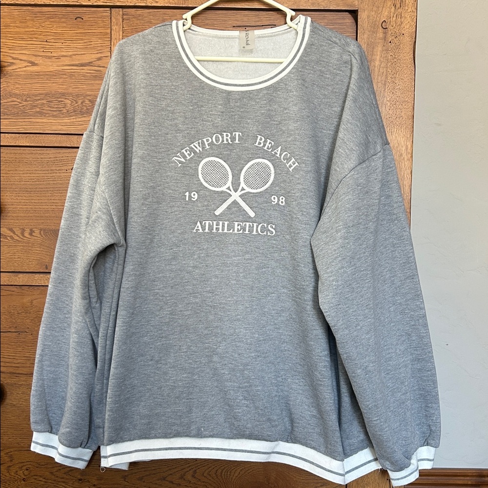 Gray Newport Beach Athletics Sweatshirt